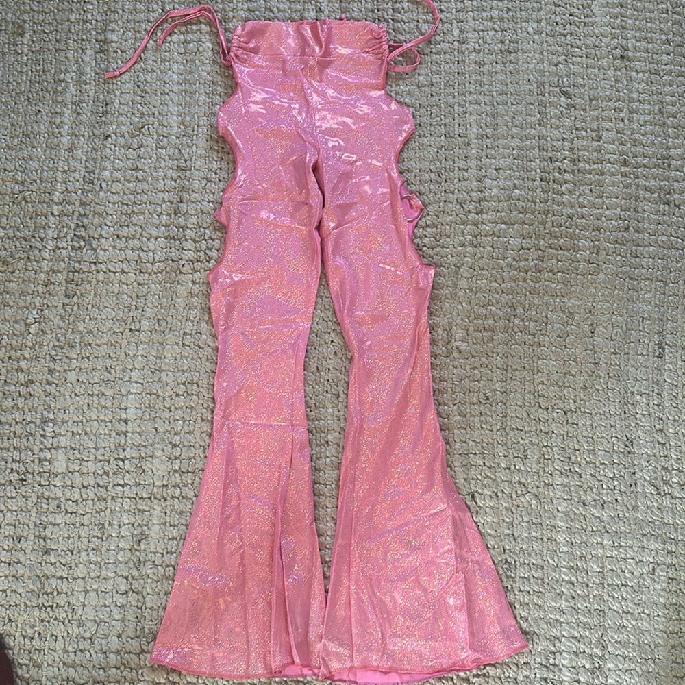 Pink festival pants
